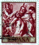 Stamps Spain -  El Greco la santísima trinidad