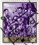 Stamps Spain -  El Greco Martirio de san Mauricio
