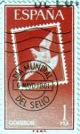Stamps Spain -  Día mundial del sello 1961