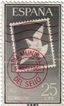 Sellos de Europa - Espa�a -  Día mundial del sello 1961