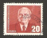 Stamps Germany -  wilhelm pieck, presidente, 85 anivº de su nacimiento