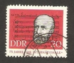 Stamps Germany -  eugene pottier, autor de la letra del himno la interrnacional