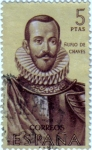 Stamps Spain -  Conquistadores de nueva Granada