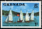 Sellos de America - Granada -  Barcos