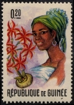 Sellos del Mundo : Africa : Guinea : Mujer