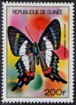 Stamps : Africa : Guinea :  Mariposas