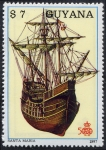 Stamps America - Guyana -  Barcos