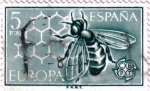 Stamps Spain -  III serie de Europa