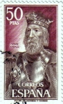 Stamps Spain -  Personajes Españoles Fernan Gonzalez