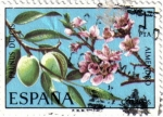 Stamps Spain -  Flora Almendro