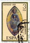 Stamps Spain -  XVIII serie de navidad 1975