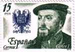 Stamps Spain -  Reyes de España casa de Austria Carlos I