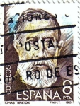 Stamps Spain -  Maestros de la zarzuela Tomás Bretón