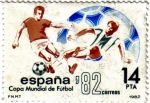 Sellos del Mundo : Europe : Spain : Copa mundial de futbol 