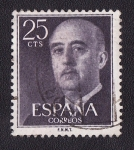 Stamps Spain -  francisco franco