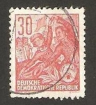 Stamps : Europe : Germany :  157 - teatro de amaters
