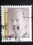 Stamps : Europe : Spain :  REY JUAN CARLOS I (banda oro)