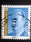 Stamps Spain -  REY JUAN CARLOS I (banda oro)
