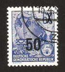 Stamps Germany -  182 - Construcción naval