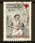 Stamps : America : Colombia :  CRUZ  ROJA
