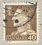 Sellos del Mundo : Europe : Denmark : Federico IX de Dinamarca