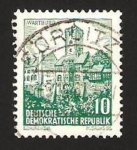 Stamps Germany -  vista de wartburg
