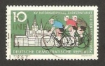 Stamps Germany -  599 - XV carrera internacional por la Paz, pelotón y castillo de Praga