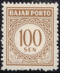 Stamps Indonesia -  Cifras