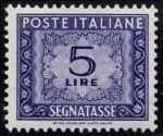 Stamps : Europe : Italy :  Cifras