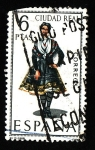 Sellos de Europa - Espaa -  Traje Tipico ( C.REAL )
