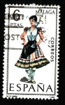 Stamps Spain -  Traje Tipico (MALAGA )