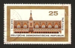 Stamps Germany -  8º centº de leipzig, hotel de la villa