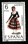 Stamps Spain -  TrajeTipico ( MADRID )