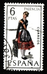 Stamps : Europe : Spain :  Traje Tipico ( PALENCIA )