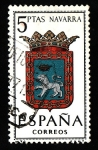 Sellos de Europa - Espaa -  ESCUDO ( NAVARRA )