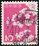 Stamps Japan -  Flores