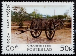 Stamps : Asia : Laos :  Carreta