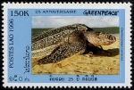 Stamps Laos -  Tortugas