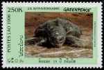 Stamps Asia - Laos -  Tortugas