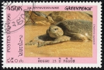 Stamps : Asia : Laos :  Tortugas