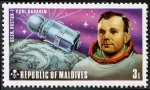 Stamps : Asia : Maldives :  Espacio