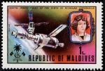 Stamps Maldives -  Espacio