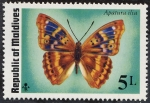 Stamps : Asia : Maldives :  Mariposas