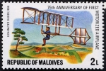 Stamps Maldives -  Aviación