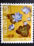 Stamps Switzerland -  HELVETIA PRO JUVENTUTE 1975