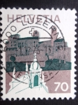 Stamps : Europe : Switzerland :  HELVETIA - CASAS