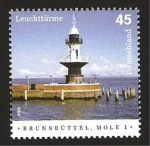 Stamps Germany -  Faro de Brunsbuttel mole 1