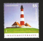 Stamps Germany -  faro de westerheversand