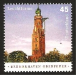 Stamps Germany -  faro de bremerhaven oberfeuer