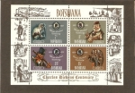 Stamps Africa - Botswana -  CHARLES DICKENS CENTENARP